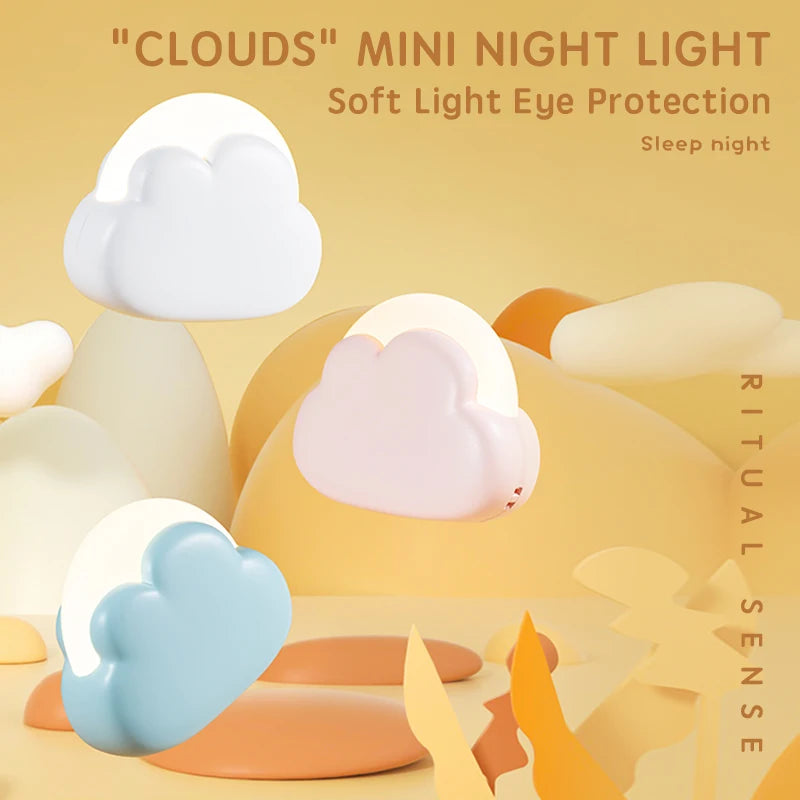 Rechargeable Cloud LED Night Light