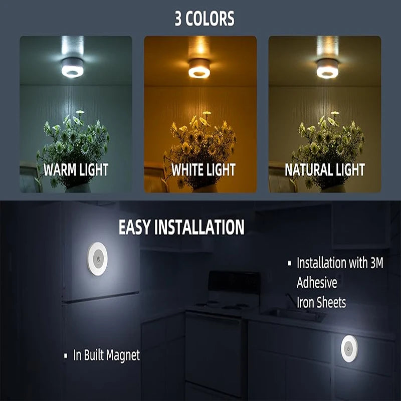 Magnetic LED Touch Night Light
