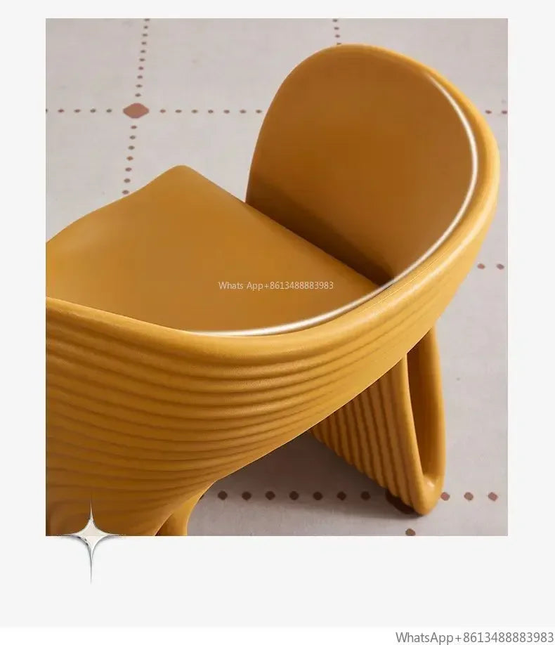 Nordic Shell Threaded Accent Chair