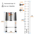 Feytory Telescopic Ladder with Stabilizers