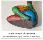 Abstract Love Resin Sculpture
