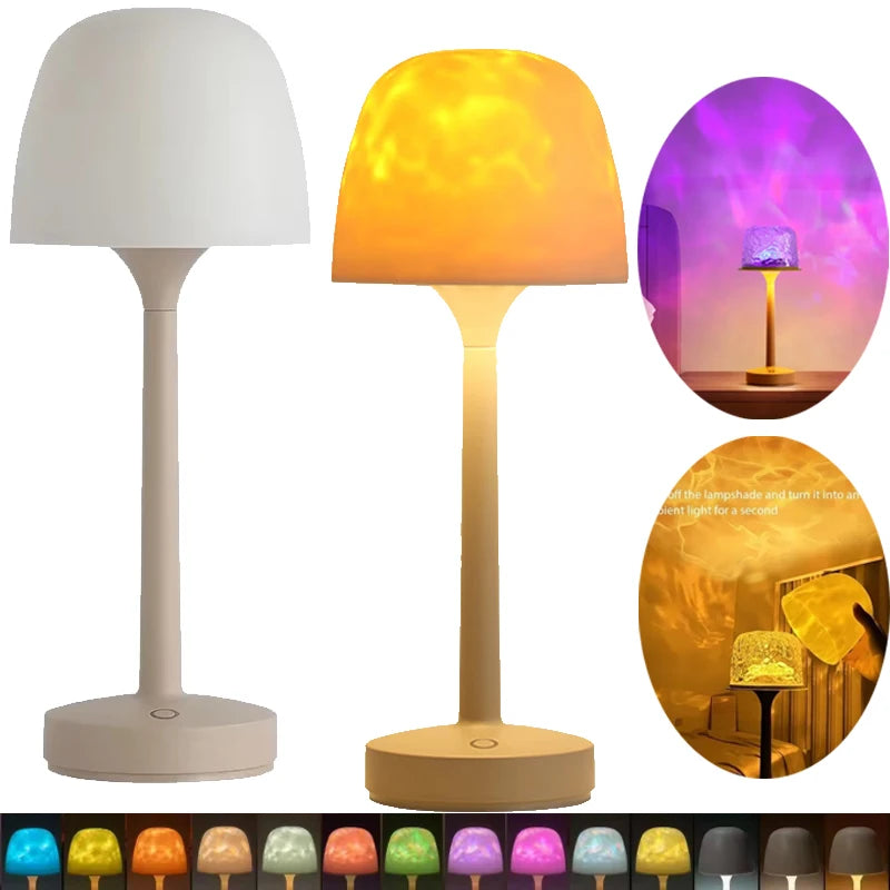 Water Ripple Mushroom Lamp
