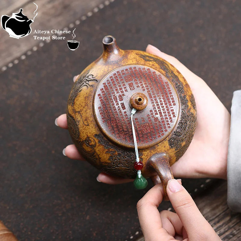 Handmade Yixing Purple Clay Teapot 310ml