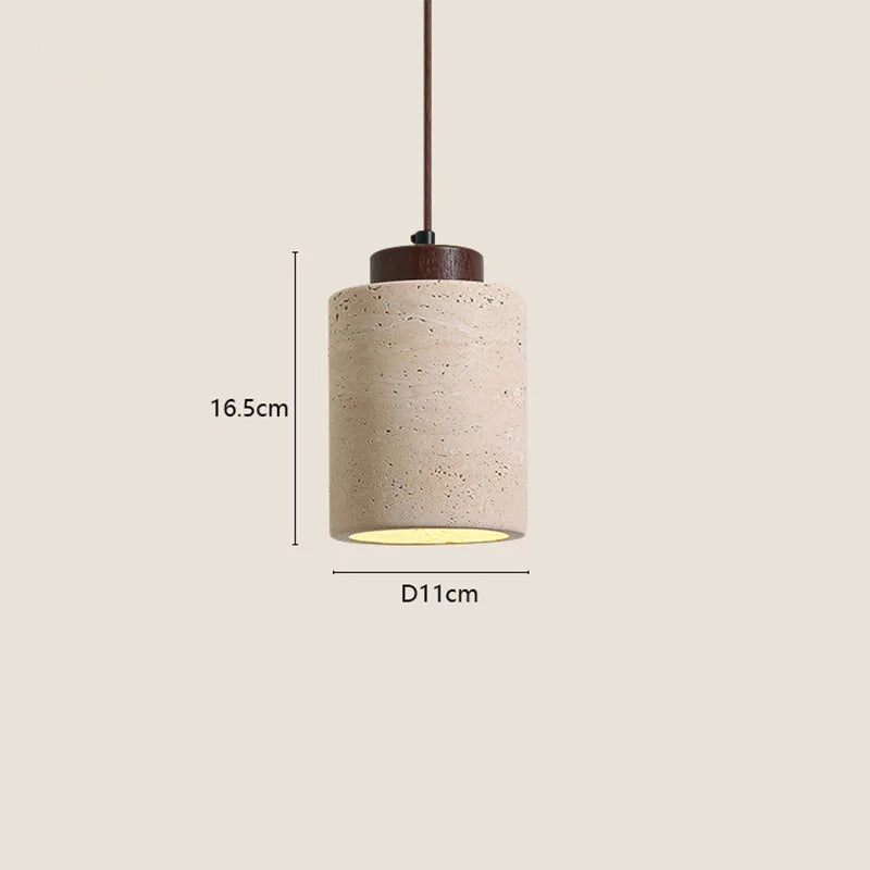 Wabi-Sabi Cave Stone Pendant Light