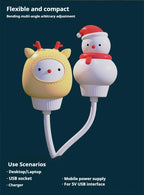 USB Cartoon Animal LED Night Light