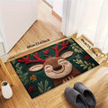 Christmas Deer Microfiber Bath Mat