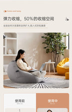 Single-Person Bean Bag Floor Sofa