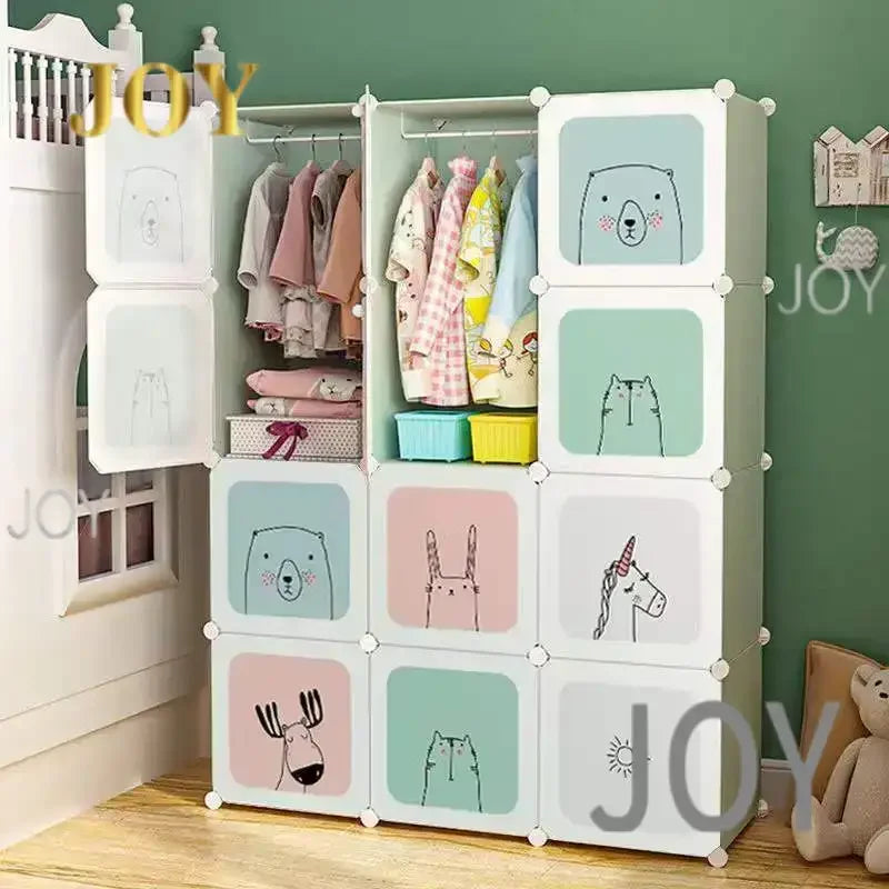Modern Sliding-Door Wardrobe with Drawers