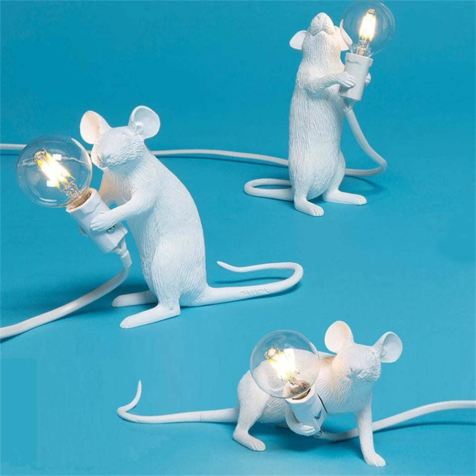 USB Nordic Mouse LED Table Lamp