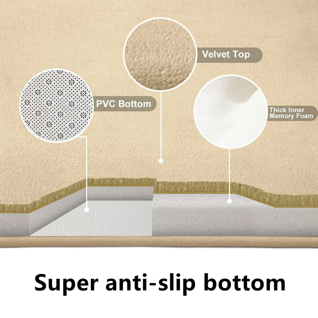 Water-Absorbent Non-Slip Bathroom Mat