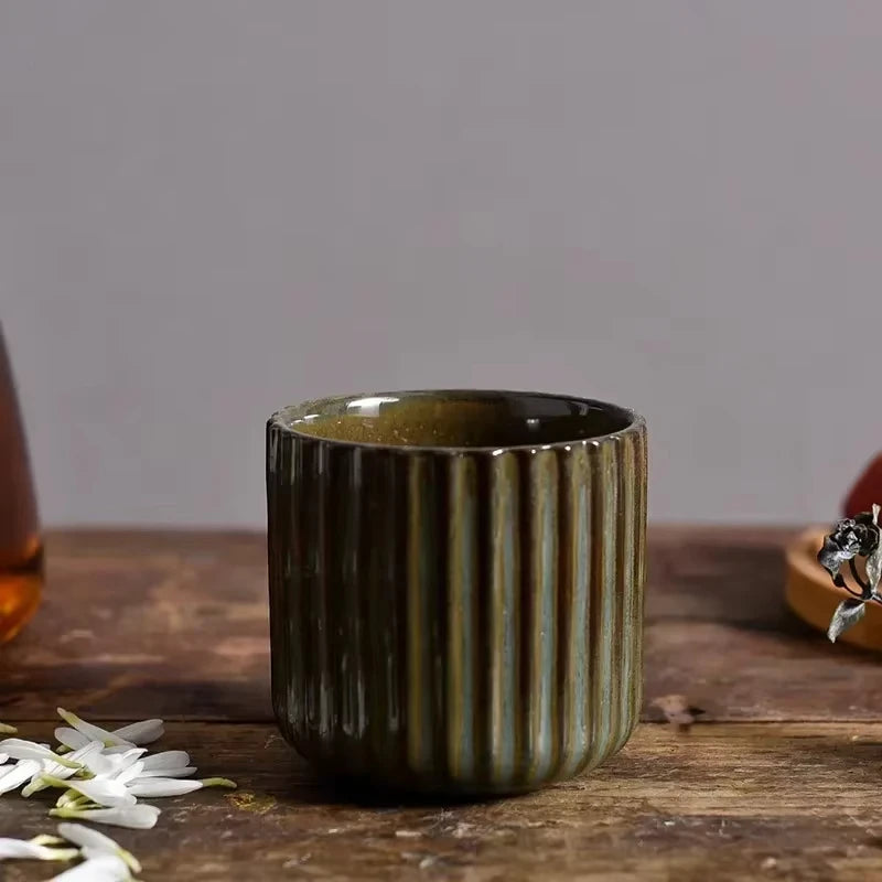 Japanese-Style Retro Ceramic Tea Mug 180ml