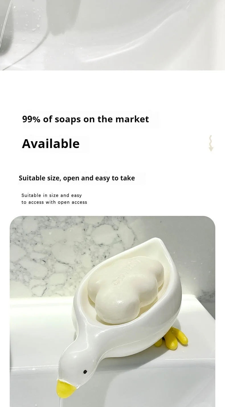 Duck Self-Draining Soap Dish