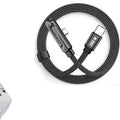 240W Braided USB-C Cable with Angled Phone Stand