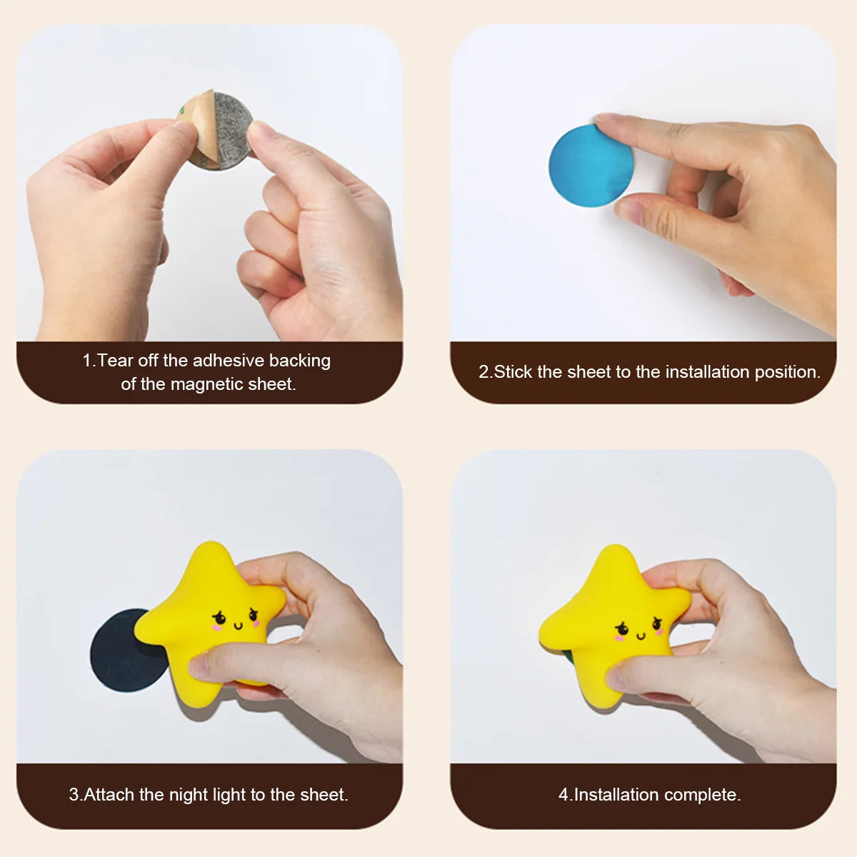 Rechargeable Silicone Wall Night Light