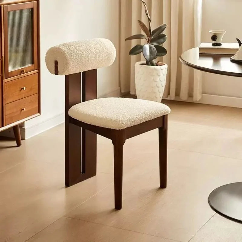Solid Wood Upholstered Dining Chair
