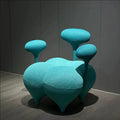Modern Velvet Balloon Lounge Chair