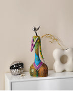 Abstract Love Resin Sculpture