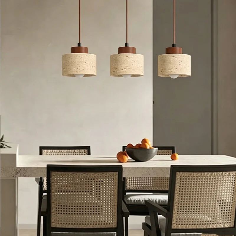 Wabi-Sabi Cave Stone Pendant Light