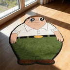 Peter Griffin Style Character-Shaped Rug