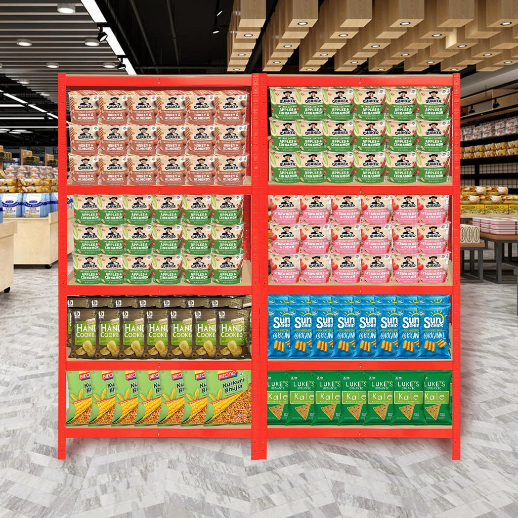 5-Tier Heavy-Duty Adjustable Storage Shelving