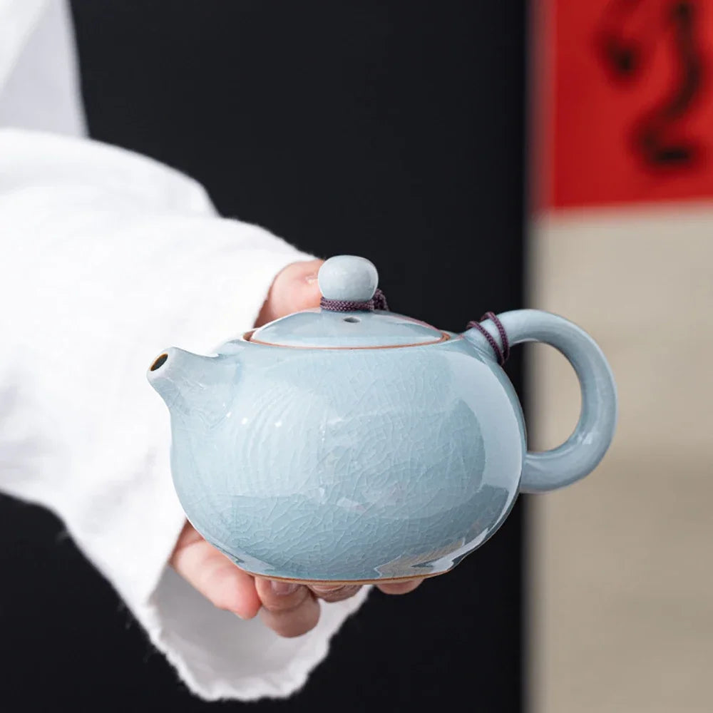 Ge Yao Ice-Crack Ceramic Tea Set Pieces