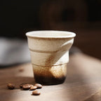 Retro Irregular Ceramic Coffee Cup 90ml/180ml