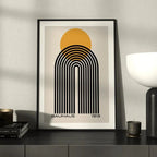 Bauhaus Geometric Canvas Wall Art