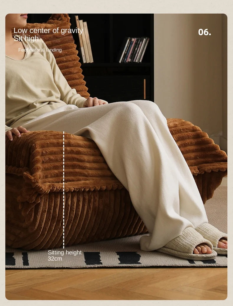 Caterpillar-Style Single Sofa Bed