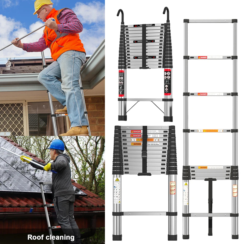 Feytory Telescopic Ladder with Stabilizers