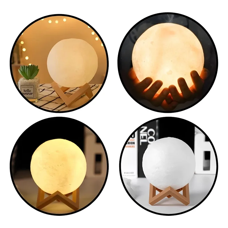 3D Moon Night Light