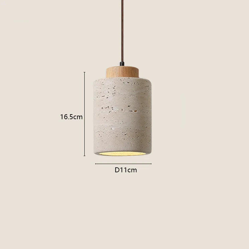 Wabi-Sabi Cave Stone Pendant Light