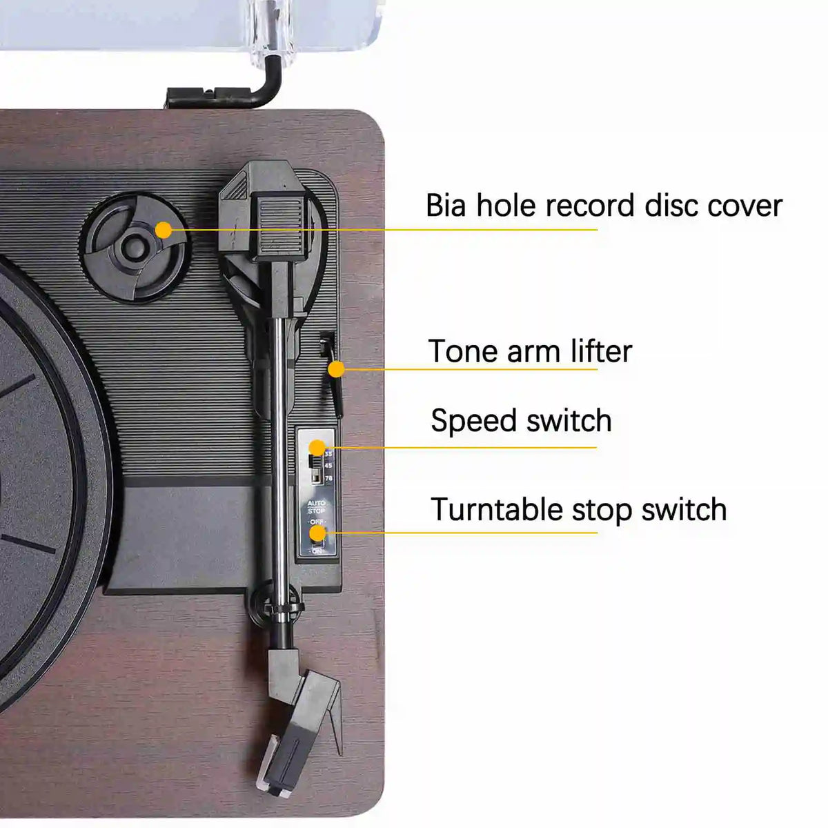 Portable 3-Speed Record Player
