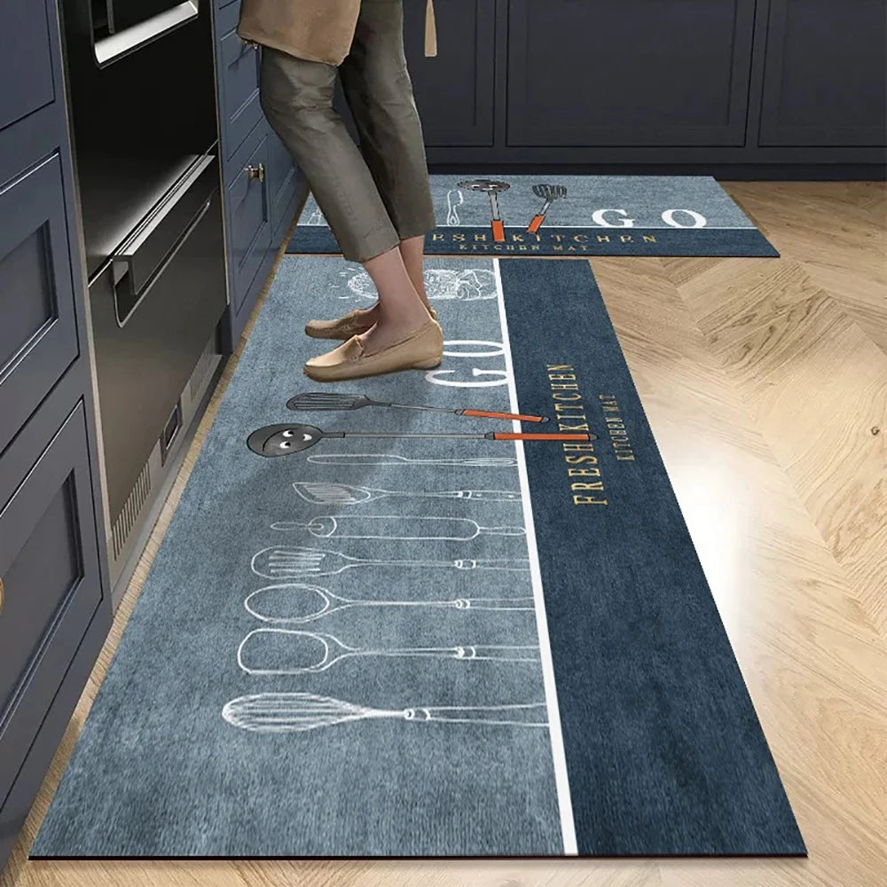Absorbent Non-Slip Kitchen Runner Mat