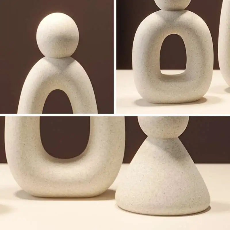 Modern Family Resin Sculpture