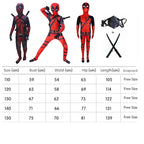 Deadpool Style Superhero Cosplay Costume Set