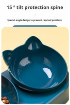 3-in-1 Cat Bowl & Gravity Water Feeder Set