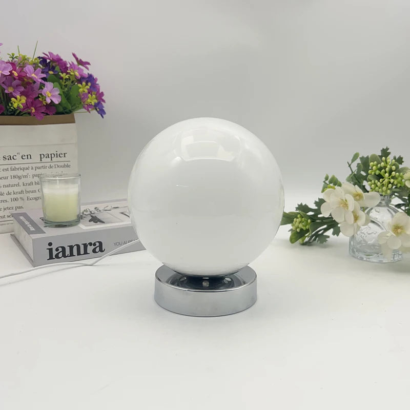 Murano-Style Glass Desk Lamp