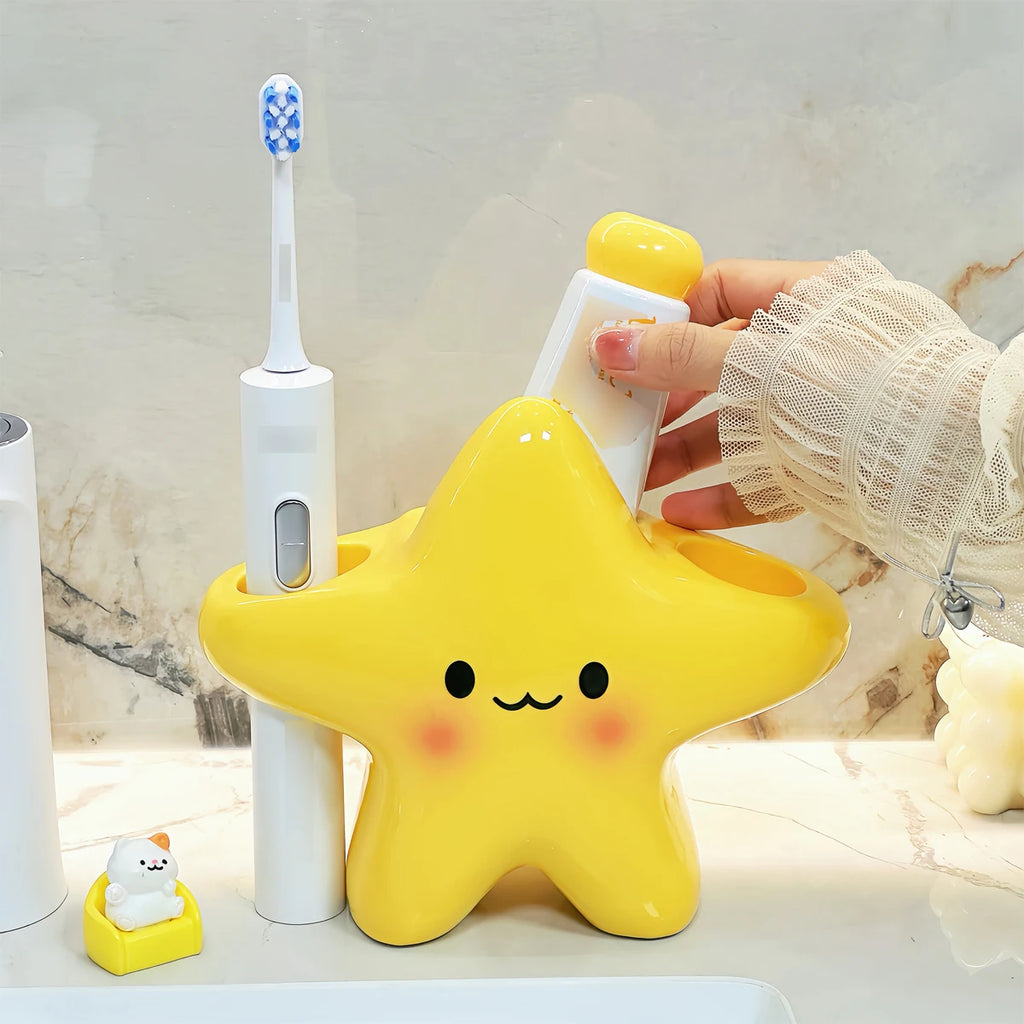 Star-Shaped Toothbrush Holder