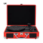 Retro 3-Speed Bluetooth Record Player