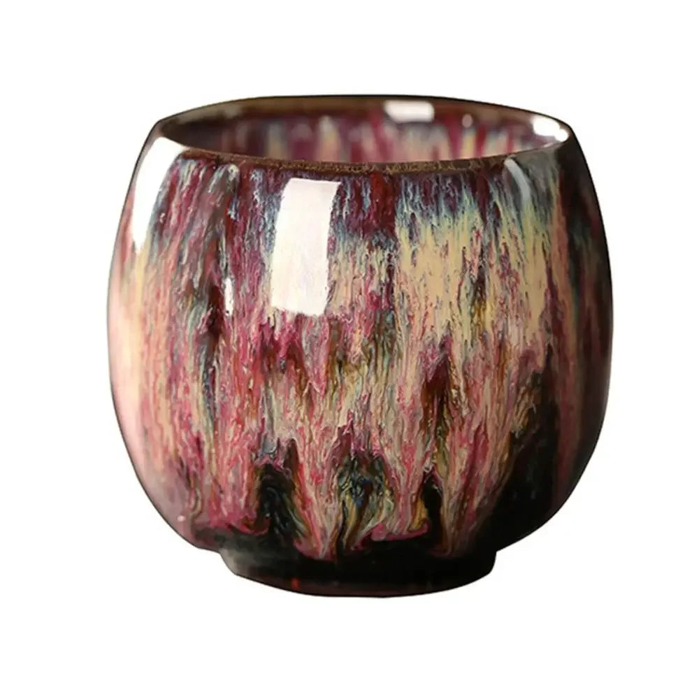 Japanese-Style Kiln-Glaze Ceramic Tea Cup 100ml