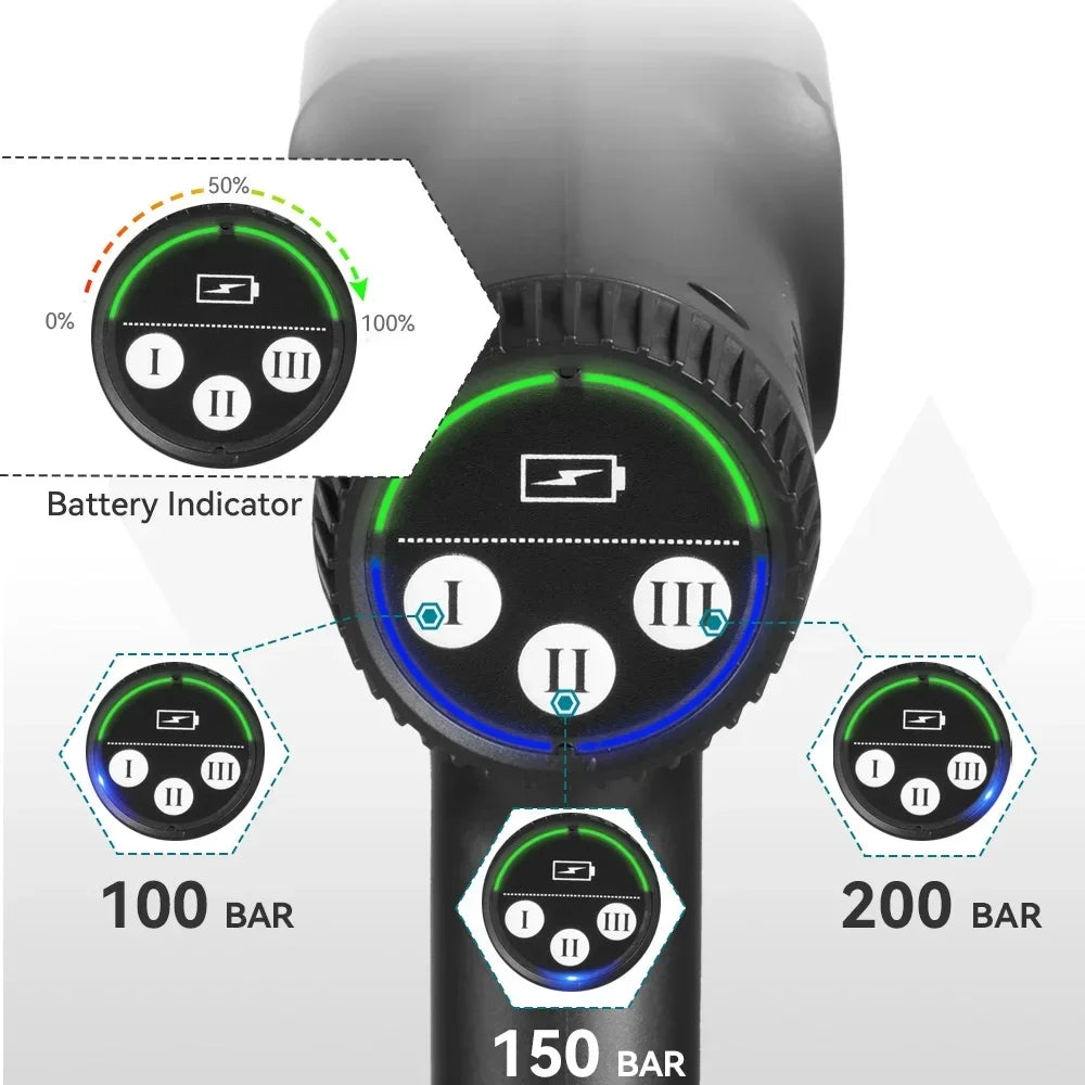 Yofidra Brushless Cordless Pressure Washer Set