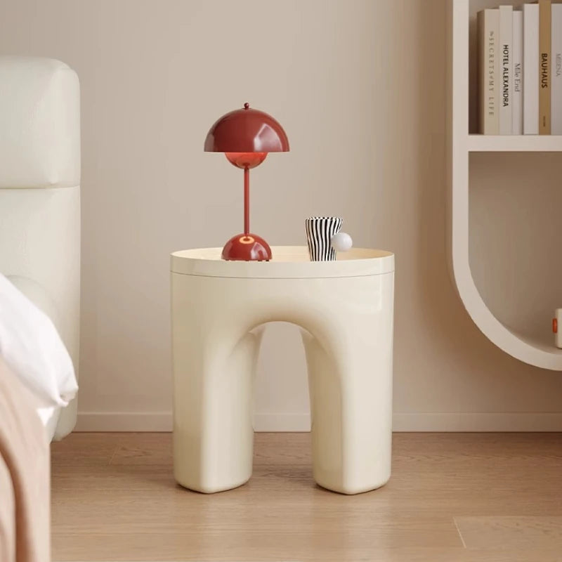 Round ABS Storage Side Table