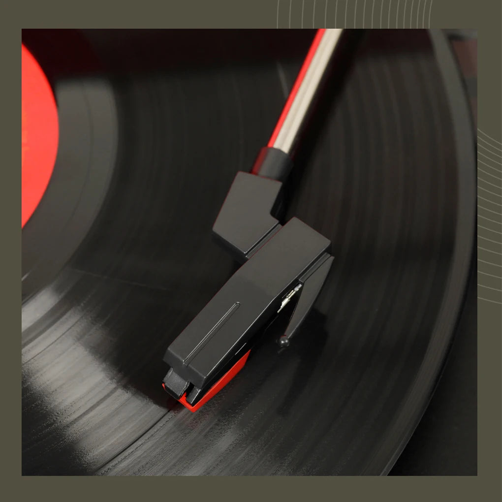 Retro 3-Speed Bluetooth Record Player