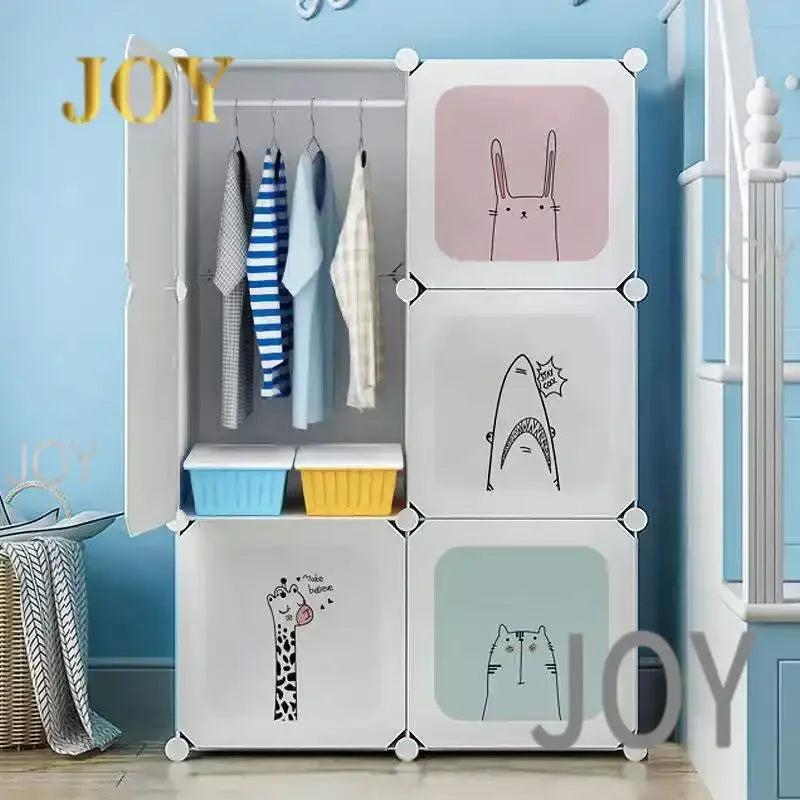 Modern Sliding-Door Wardrobe with Drawers