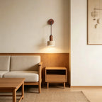 Yellow Travertine Stone Wall Lamp