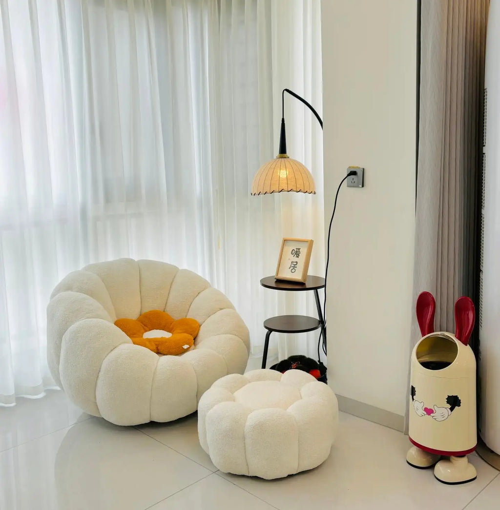 Removable Flannel Single Bean Bag Chair