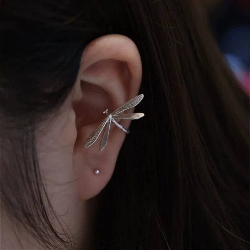 Vintage Dragonfly Ear Cuff Clip