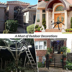 5m Plush Halloween Spider Web Decoration