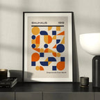 Bauhaus Geometric Canvas Wall Art