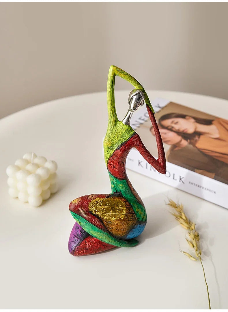 Abstract Love Resin Sculpture
